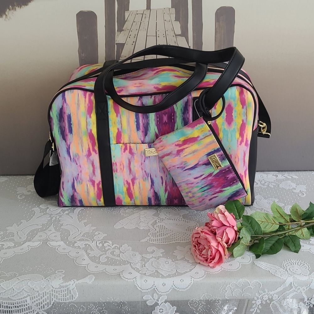 Betsey Johnson Nylon 3 in 1 Weekender